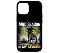 LA Saison DE LA Boue EST MA Saison. Aventure à vélo Coque pour iPhone 12/12 Pro