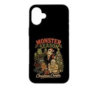 La Saison des Monstres : Noël, la fête de Frankenstein et Dracula Coque pour iPhone 16 Plus