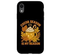 La Saison du Cacao est ma Raison Ambiance d’Automne Coque pour iPhone XR