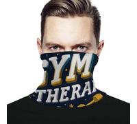 La Salle De Sport C'est Ma Thérapie Homme Femme Balaclava Multi-Usage Headwrap Séchage Rapide Echarpe Tête Pirate pour Cyclisme Vélo Femme
