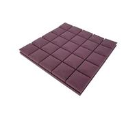La salle d'enregistrement de studio mousse réduction d'isolation phonique acoustique élimine les panneaux d'écho Pour l'atténuation du son(Purple)