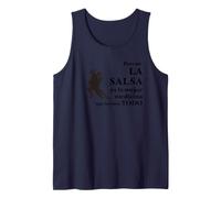 LA Salsa ES la Mejor medicina Que lo cura TODO - Danse Latine Débardeur