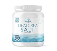 LA SALT CO Lot de 1400 conteneurs de moins de 2,5 kg Totem Sel de mer à grains fins pour bain de pieds et spa exfoliants purs et riches en minéraux Haute teneur en minéraux Soulagement naturel des
