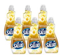 La Salud Classic Pack 6 x 720 ml | Parfum pour Linge | Arôme Intense pour Machine à Laver, Serviettes, Draps, Vêtements Quotidiens et Textiles de Maison | Jusqu'à 216 Lavages