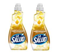 La Salud Classic Parfum Linge Pack 2 x 720 ml | Parfum pour le Linge à Fragrance Longue Durée | Additif Textile pour Machine à Laver, Serviettes, Draps et Vêtements Quotidiens