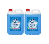 La Salud Oxígeno Activo Original, lot de 2 bidons | Nettoyant multi-usages sans eau de Javel | Pour la cuisine, la salle de bains, les sols, le carrelage et les surfaces lavables | Format économique