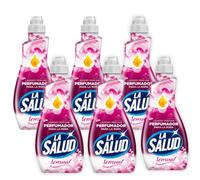 La Salud Sensual Pack 6 x 720 ml | Parfum pour Linge | Arôme Enveloppant pour Machine à Laver, Serviettes, Draps, Vêtements Quotidiens et Textiles de Maison