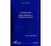La Sanction - Petites Méditations À L'usage Des Éducateurs