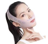 La sangle de modelage du visage avec double fonction améliore la visibilité des lignes de la mâchoire tout en minimisant les plis du front