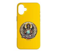 La Santa Muerte au Style Tatouage avec Globe Coque pour iPhone 16 Plus