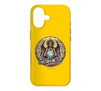 La Santa Muerte au Style Tatouage avec Globe Coque pour iPhone 17