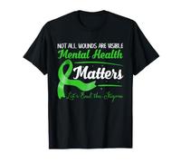 La santé mentale Compte : des blessures Invisibles mettent Fin à la stigmatisation T-Shirt