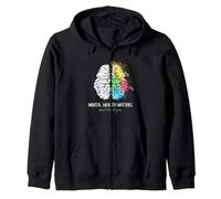 La santé mentale Compte : Mettre Fin à la stigmatisation | Art cérébral coloré Sweat à Capuche