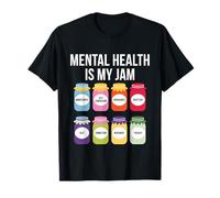 La santé mentale est ma Confiture - Conseiller thérapeute travailleur Social T-Shirt