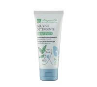 La Saponaria Deep Pure Gel nettoyant visage clarifiant pour peaux grasses et mixtes, acné, thé vert, huile d'arbre à thé, acide succinique, naturel, végétalien, sans expérimentation animale, emballage