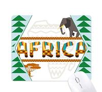 la savane africaine carte éléphant d'afrique tapis de souris green pine tree tapis en caoutchouc