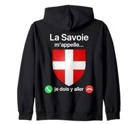 La Savoie m'appelle Je Dois Y Aller Humour Blason Savoyard Sweat à Capuche