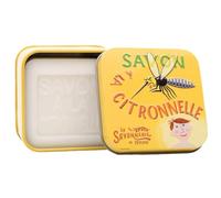 La Savonnerie - Savon Anti-Moustique à la citronnelle dans Une boîte métallique