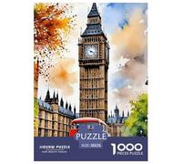 La scène de la Rue à Londres Puzzle 1000 Pièces Educa Jouet en Bois Divertissement Créatif Décoration Intérieure Jeu Éducatif Challenge Toy pour Adultes Et Enfants À Partir De 12 Ans 38x26cm/1000pcs