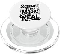 La Science, C'est comme de la Magie, mais C'est Vraiment Un Ringard drôle PopSockets PopGrip pour MagSafe