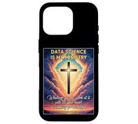 La Science chrétienne des données est Mon ministère Scientifique analyste Dieu Coque pour iPhone 16 Pro