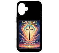 La Science chrétienne des données est Mon ministère Scientifique analyste Dieu Coque pour iPhone 16