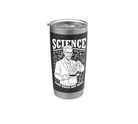 La science, comme par magie, mais un scientifique vraiment drôle, la physique, les STEM Gobelet isotherme en acier inoxydable double paroi