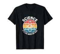 La science, comme par magie, mais un vrai professeur d'atome rétro T-Shirt