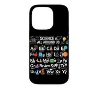 La Science est Tout Autour de Nous ABC Tableau périodique Chimie Coque pour iPhone 14 Pro