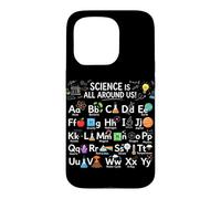La Science est Tout Autour de Nous ABC Tableau périodique Chimie Coque pour iPhone 15 Pro