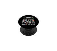 La Science est Tout Autour de Nous ABC Tableau périodique Chimie PopSockets PopGrip Adhésif
