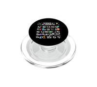 La Science est Tout Autour de Nous ABC Tableau périodique Chimie PopSockets PopGrip pour MagSafe