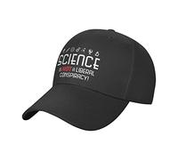 La Science n'est Pas Un Complot Libéral. Unisexe Strapback Cap Séchage Rapide Casquette-Hip Hop Respirant Chapeaux Pare-Soleil pour Trucker Golf Hip Pop