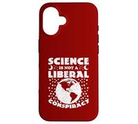 La Science n'est Pas Une Conspiration libérale - Funny Science Politics Coque pour iPhone 16