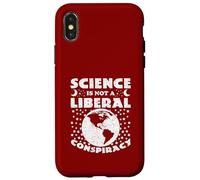 La Science n'est Pas Une Conspiration libérale - Funny Science Politics Coque pour iPhone X/XS