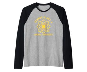 La Science n'est Pas Une Conspiration libérale, Politique, rétro Vintage Manche Raglan