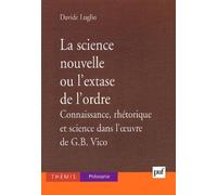 Vico ou l'extase de l'ordre Davide Luglio (Auteur)