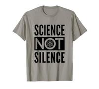 LA Science, Pas Le Silence - Design d'activisme et de Symbole Atomique T-Shirt