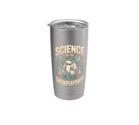 La science scientifique des grenouilles est mon pouvoir Gobelet isotherme en acier inoxydable double paroi