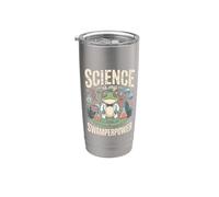La science scientifique des grenouilles est mon pouvoir Gobelet isotherme en acier inoxydable double paroi