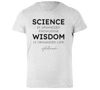 La Science Selon Kant… T-Shirt Femme Basic Coton Gris Basic Cotton Grey Women's T-Shirt