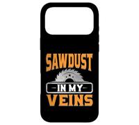 La sciure dans Mes veines Woodturner Coque pour iPhone 17 Pro Max