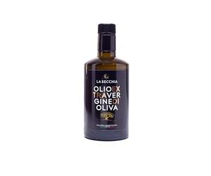 La Secchia - Huile Extra Vierge d'Olive Italienne, Olives Cultivées Près du Lac de Garde, Savoureux, Fruité, Amer, Huile Extra Vierge d’Olive 100% Artisanal, Made in Italy, 0,5 l