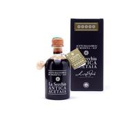 La Secchia - Vinaigre Balsamique de Modène IGP "Cinq Étoiles", Vieilli dans 20 Fûts de Bois Différents, Haute Densité, Boutelle de 250 ml avec Bouchon Doseur en Liège