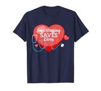 La sécurité du Personnel Sauve des Vies Soutien infirmière Grève Save United T-Shirt
