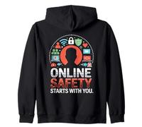 La sécurité en Ligne Commence avec Votre Sensibilisation à la cybersécurité Sweat à Capuche