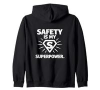 La sécurité est ma Superpuissance | Cadeau Champions de la sécurité au Travail Sweat à Capuche