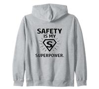 La sécurité est ma Superpuissance | Cadeau Champions de la sécurité au Travail Sweat à Capuche