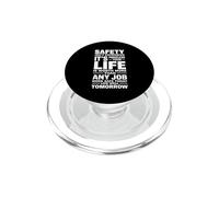 La sécurité n'est Pas chère, C'est Inestimable - Idée Cadeau pour Lieu de Travail PopSockets PopGrip pour MagSafe