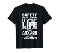 La sécurité n'est Pas chère, C'est Inestimable - Idée Cadeau pour Lieu de Travail T-Shirt Graphique avec Valeur